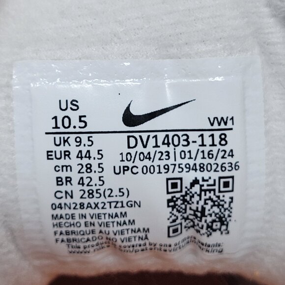 Nike Air Max 1 86 OG Golf Shoes Spikeless Bright Ceramic Orange White DV1403-118 - Picture 14 of 16